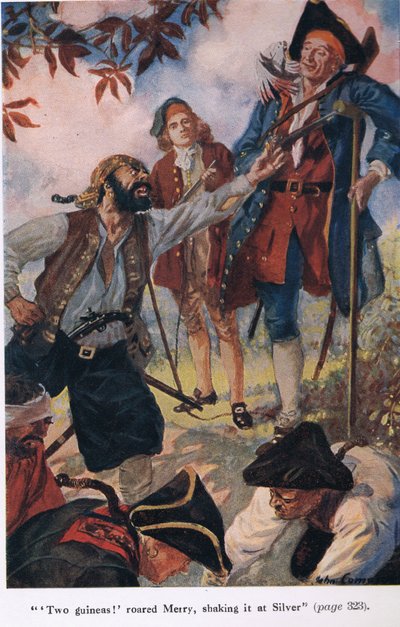 Two Guineas Shouted Merry, Shaking It at Silver, Illustration from 